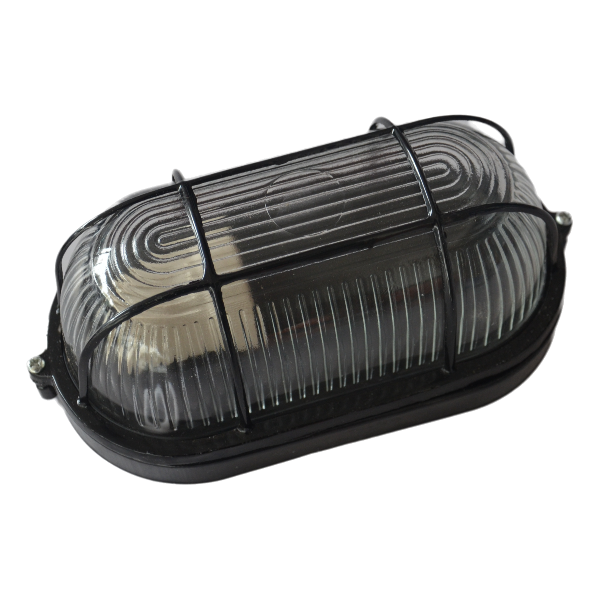 Oval (Black) Moisture-proof Lamp All-Aluminum