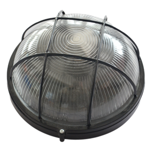 Moisture-proof Lamp All-Aluminum black cirle