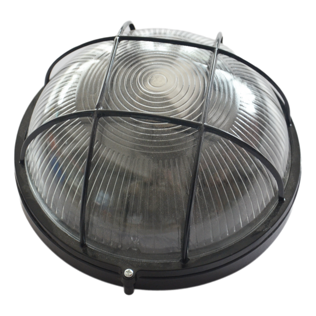 Moisture-proof Lamp All-Aluminum black cirle