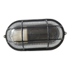 Moisture-proof Lamp All-Aluminum Black Oval
