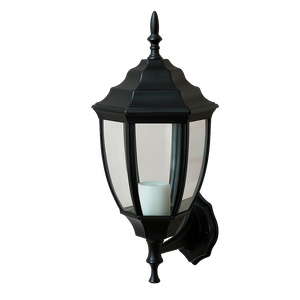Curved hexagonal wall lamp(black)
