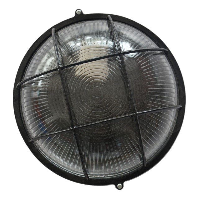 Moisture-proof Lamp Iron-base black cirle