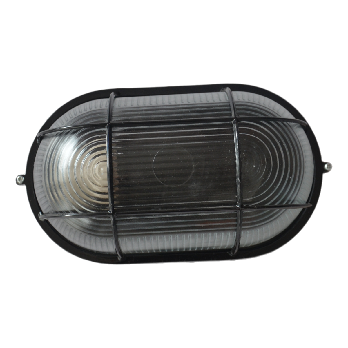 Oval (Black) Moisture-proof Lamp All-Aluminum