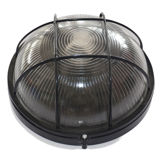 Moisture-proof Lamp Iron-base black cirle