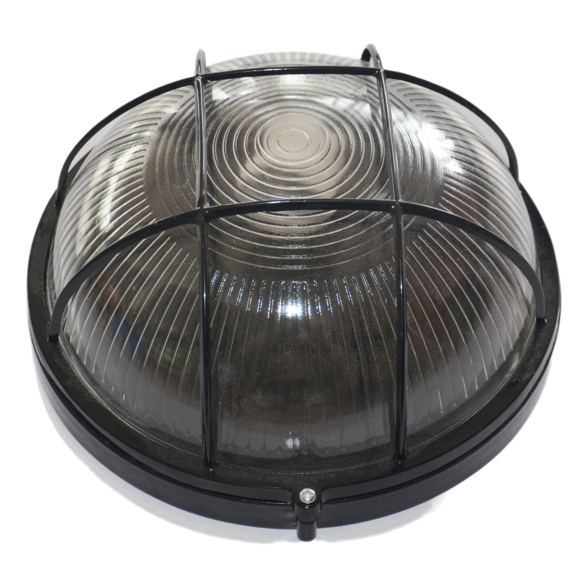 Moisture-proof Lamp All-Aluminum black cirle