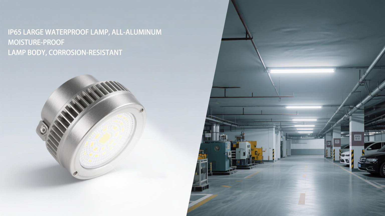 IP65 Large Moisture-Proof Lamp – Reliable Lighting for Harsh Environments
