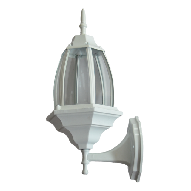 Curved hexagonal wall lamp(white)