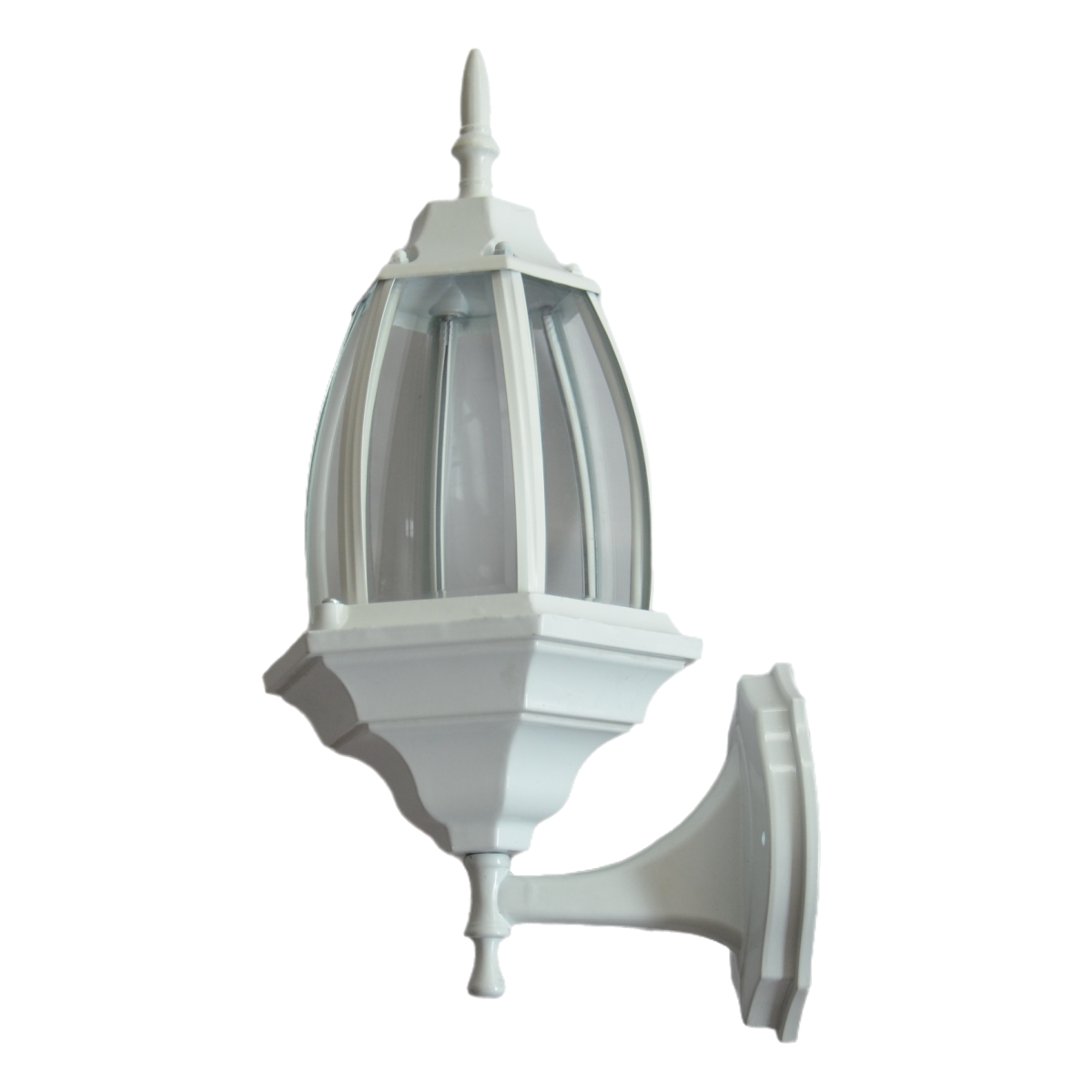 Curved hexagonal wall lamp(white)