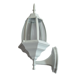 Curved hexagonal wall lamp(white)