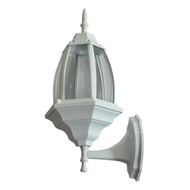Curved hexagonal wall lamp(white)