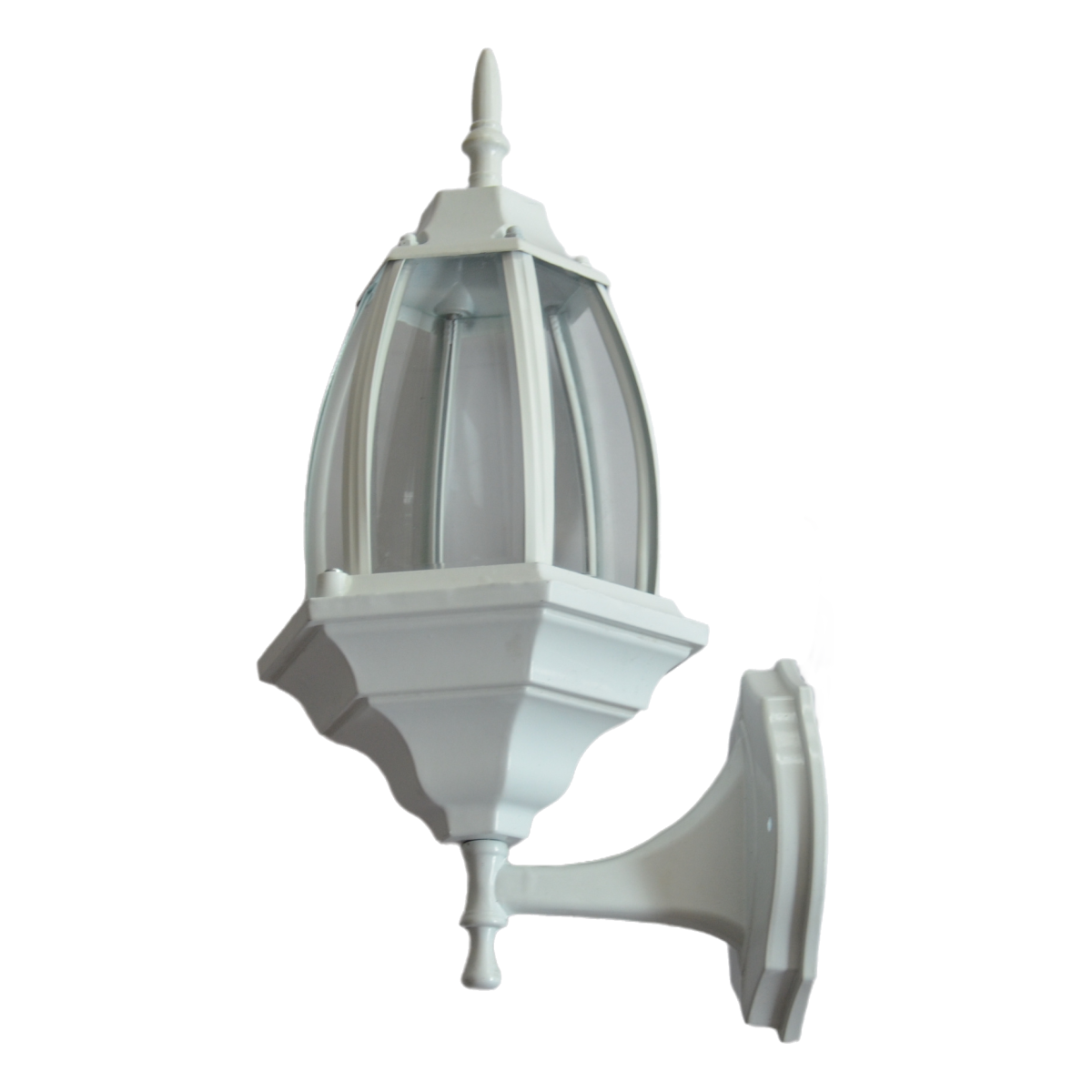 Curved hexagonal wall lamp(white)